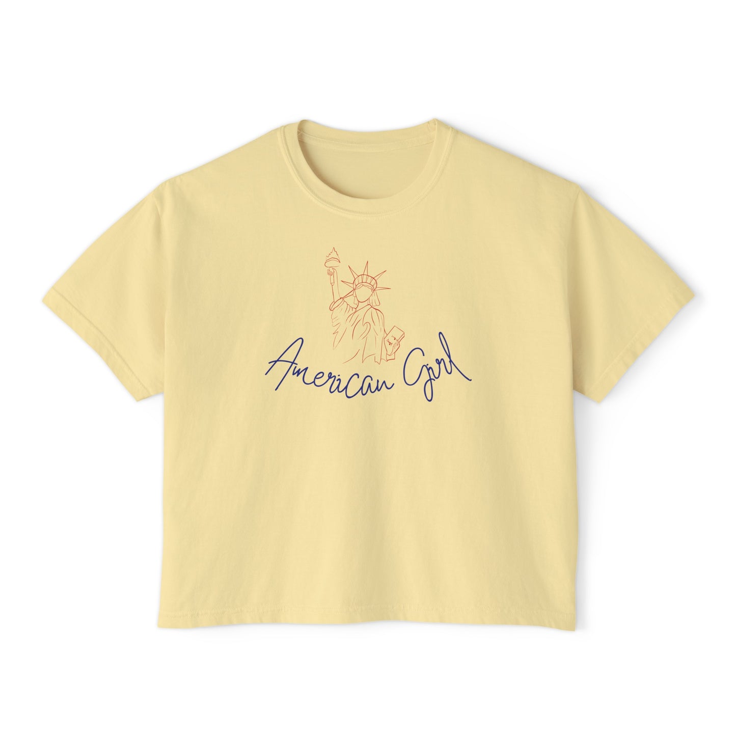 American Girl - Statue of Liberty Boxy T-Shirt