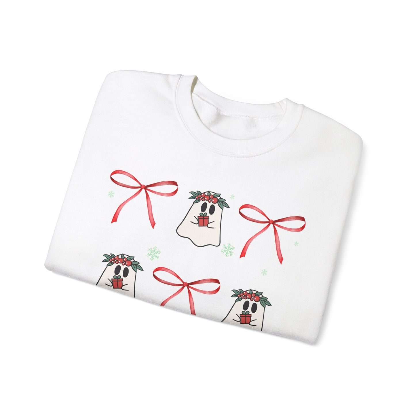 Ghosty Christmas - Unisex Heavy Blend™ Crewneck Sweatshirt