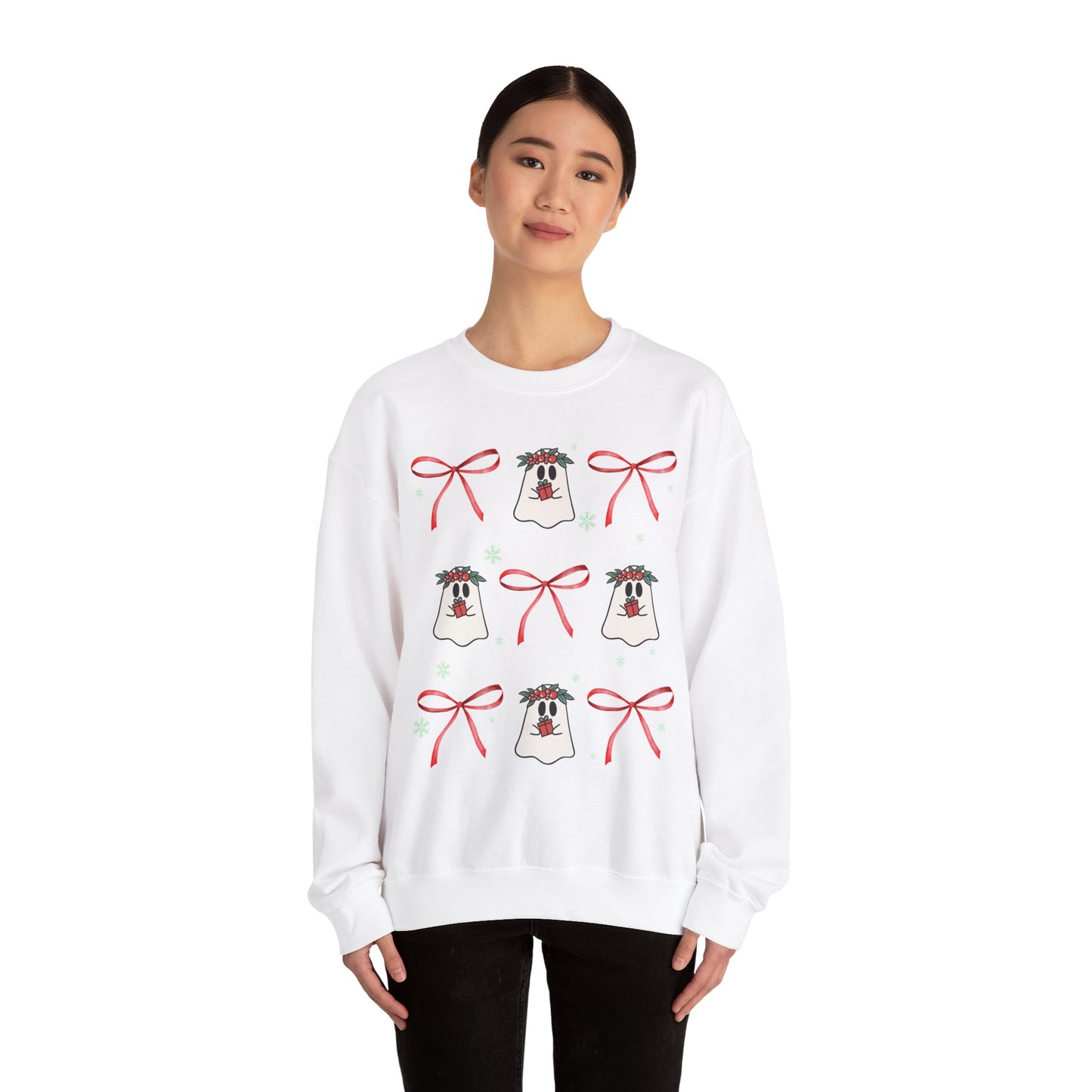 Ghosty Christmas - Unisex Heavy Blend™ Crewneck Sweatshirt