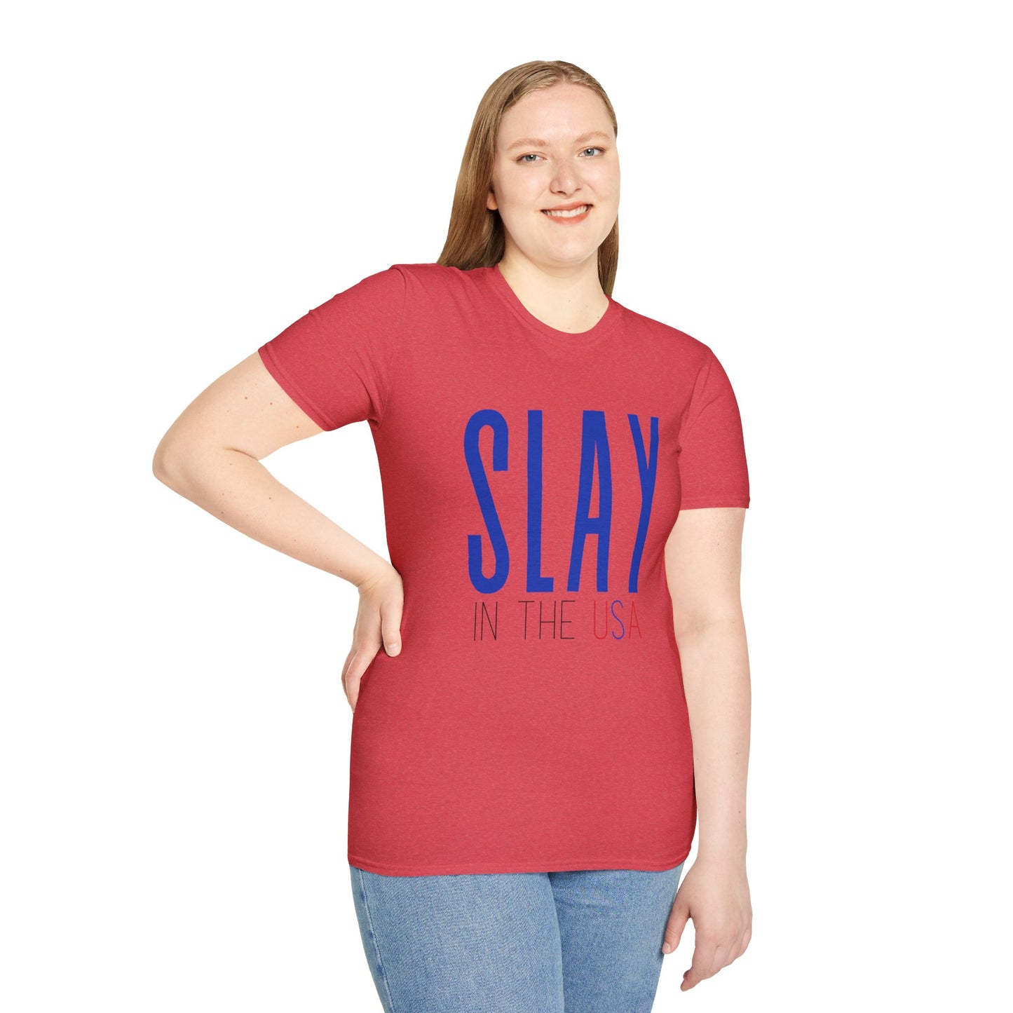 Slay in the USA - Unisex Softstyle T-Shirt