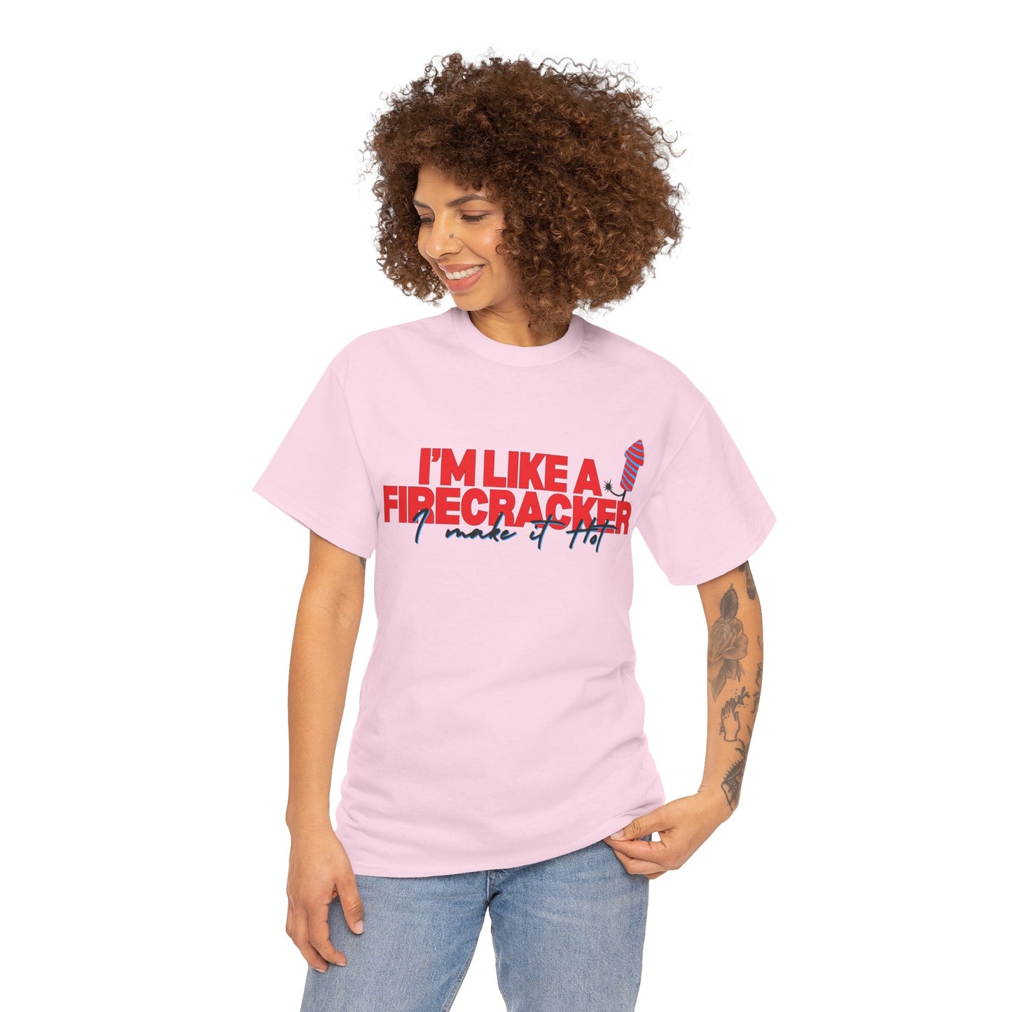 I Make It Hot - Unisex Heavy Cotton Tee