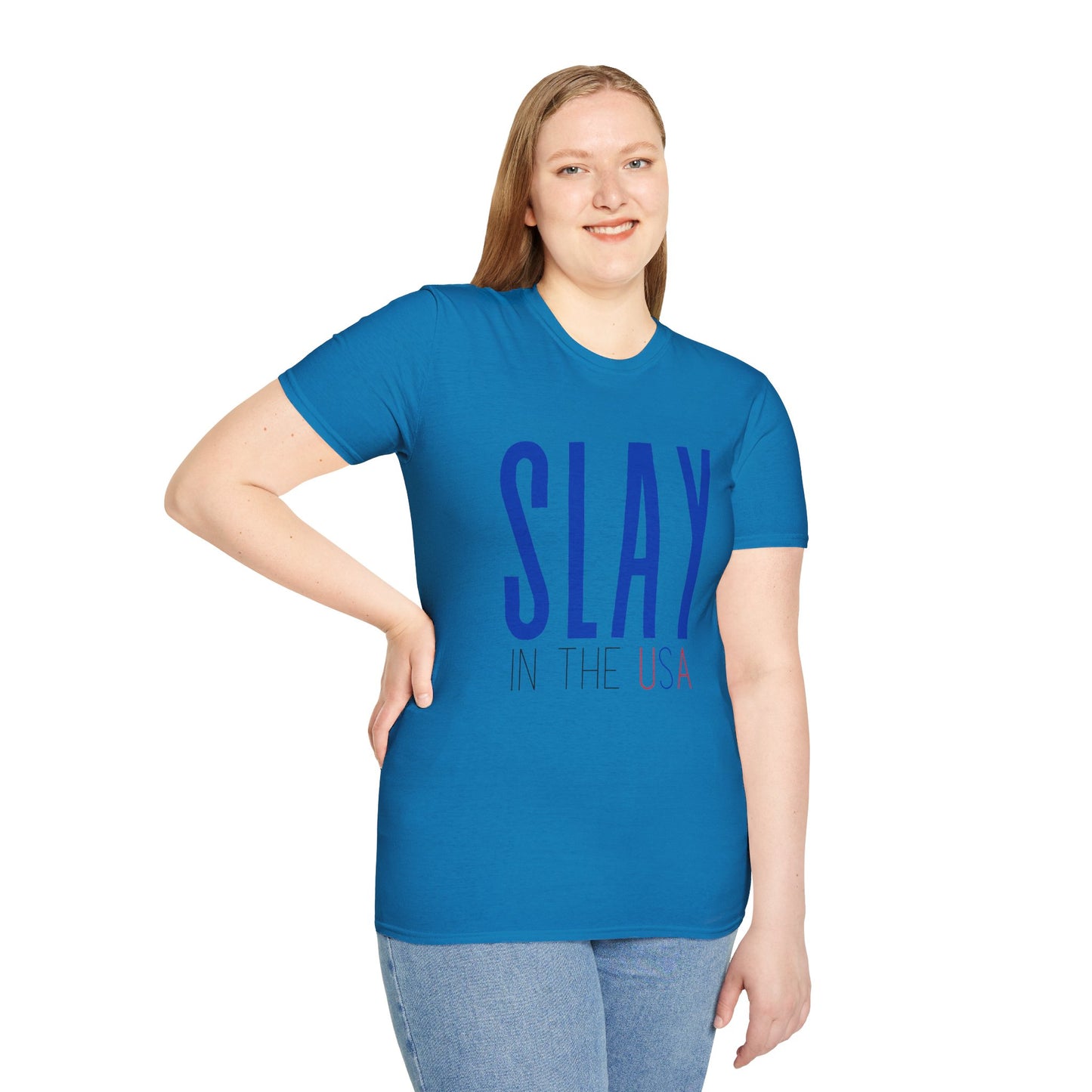 Slay in the USA - Unisex Softstyle T-Shirt