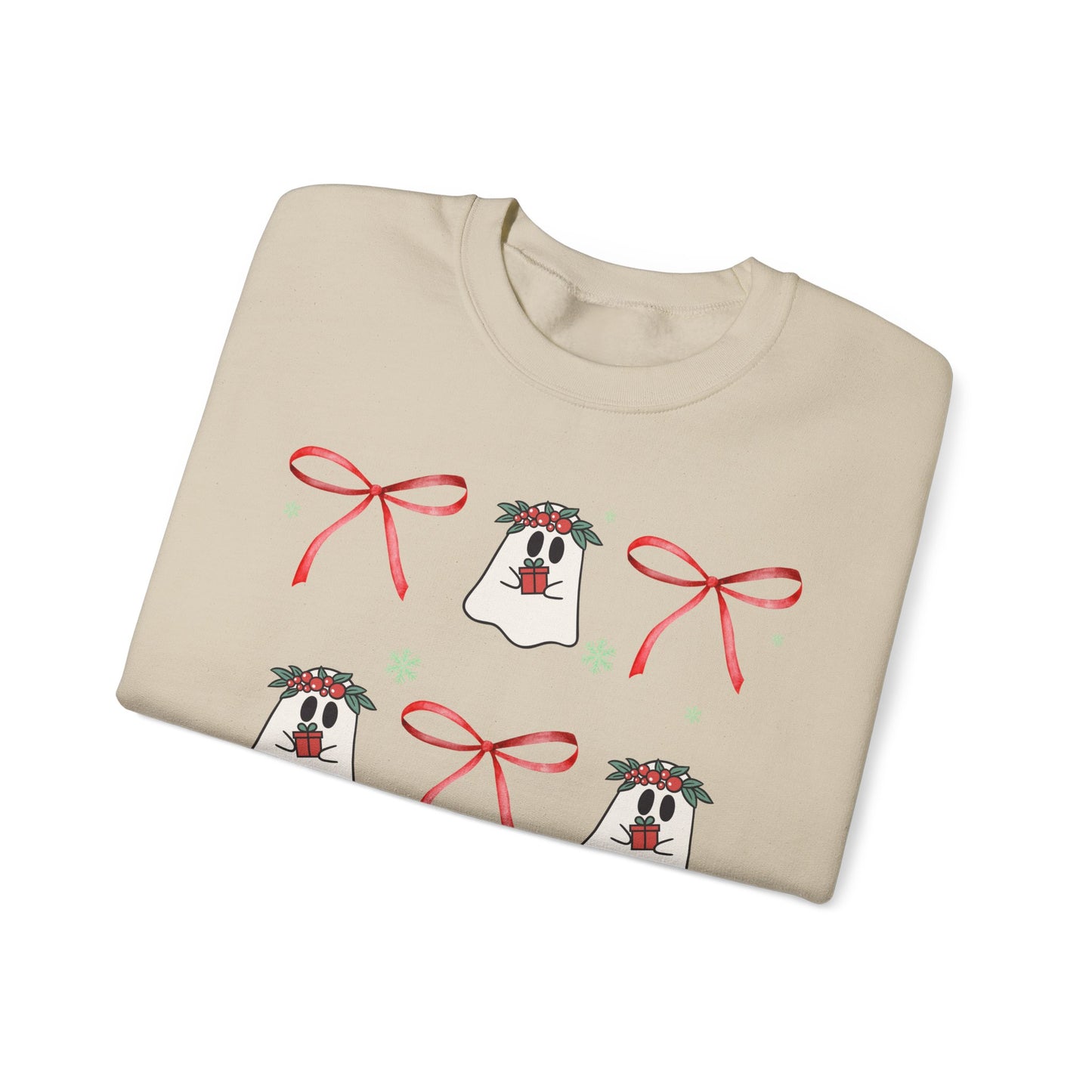 Ghosty Christmas - Unisex Heavy Blend™ Crewneck Sweatshirt