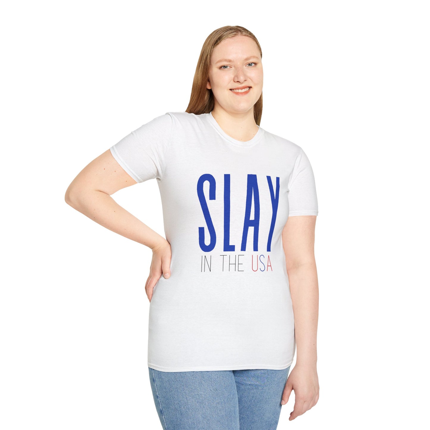 Slay in the USA - Unisex Softstyle T-Shirt