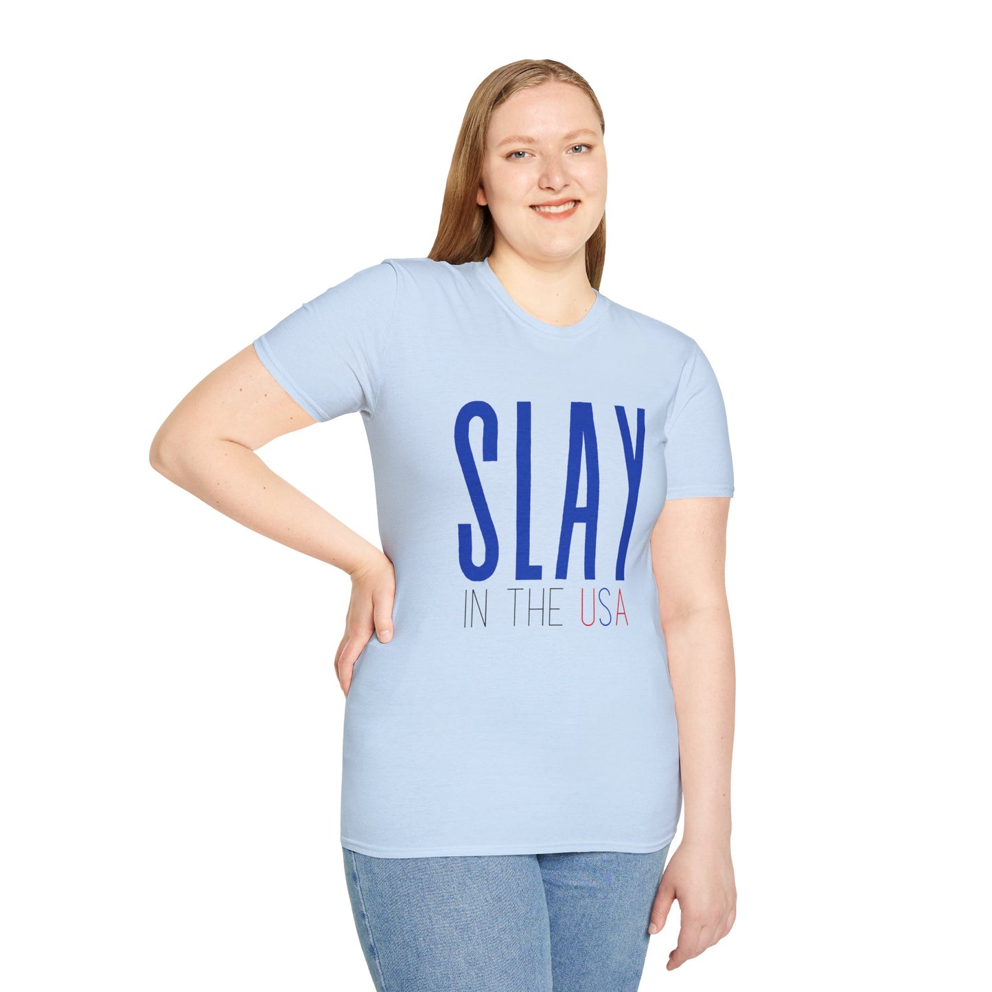 Slay in the USA - Unisex Softstyle T-Shirt