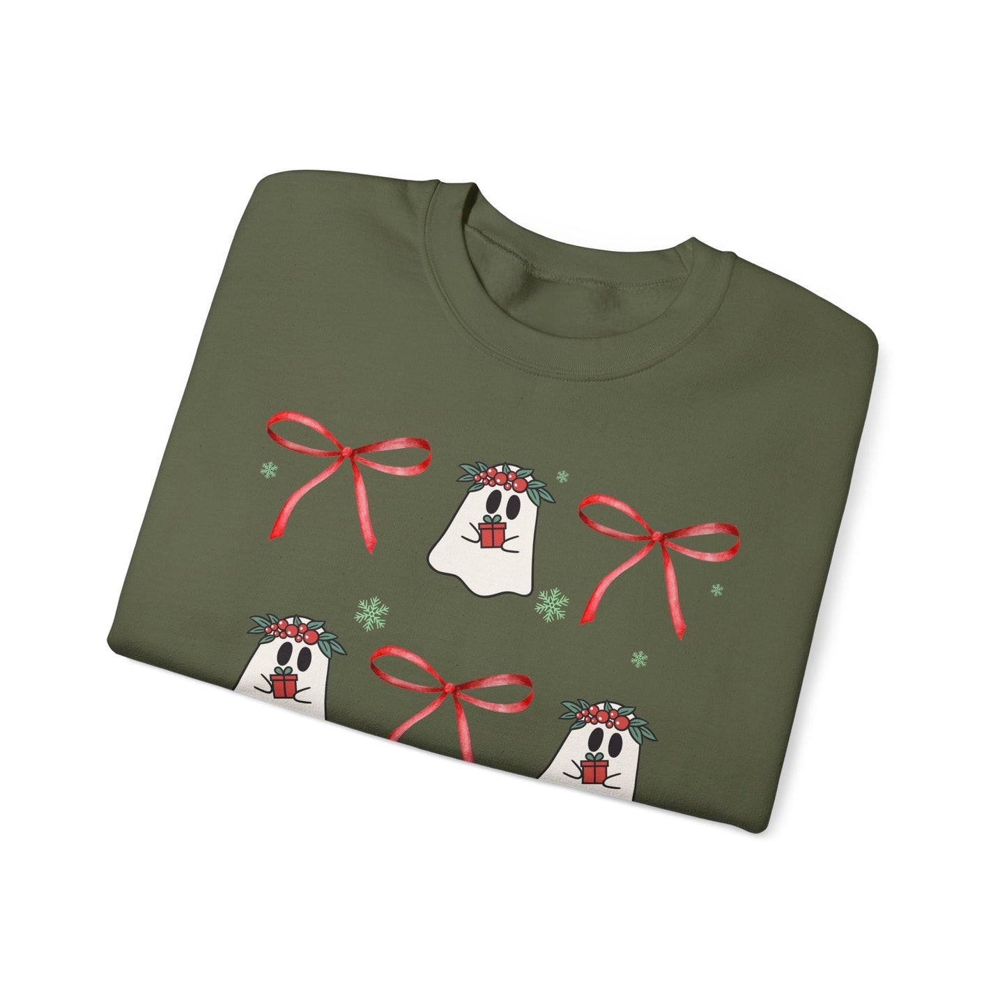 Ghosty Christmas - Unisex Heavy Blend™ Crewneck Sweatshirt