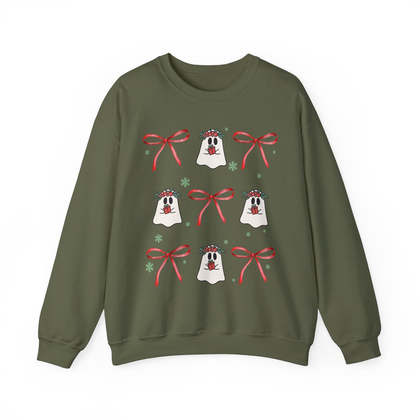 Ghosty Christmas - Unisex Heavy Blend™ Crewneck Sweatshirt
