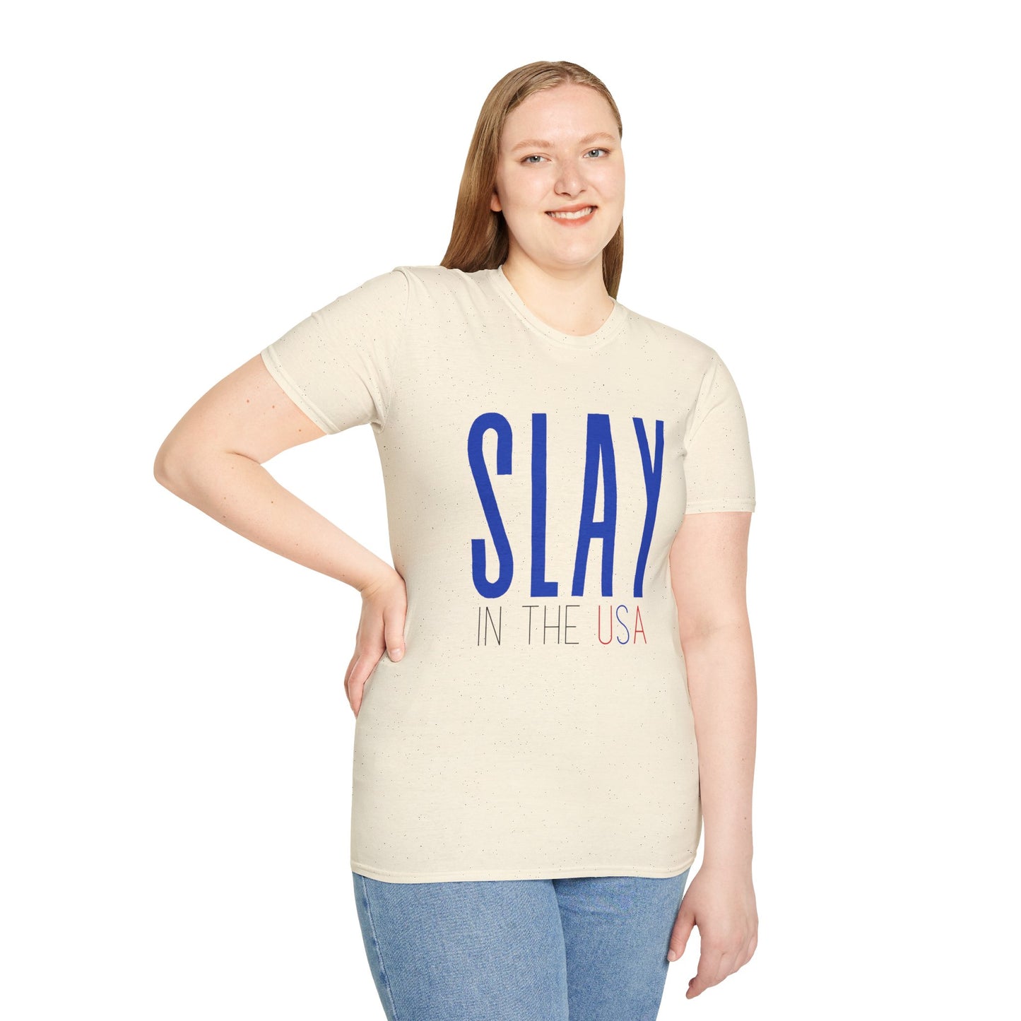 Slay in the USA - Unisex Softstyle T-Shirt