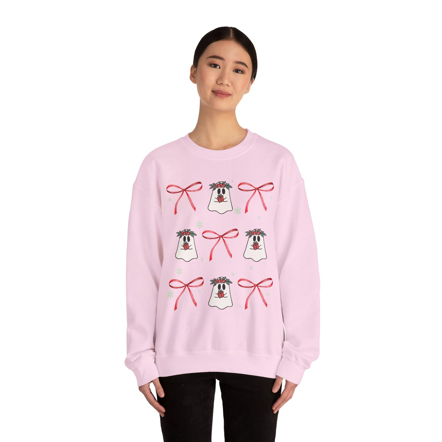 Ghosty Christmas - Unisex Heavy Blend™ Crewneck Sweatshirt