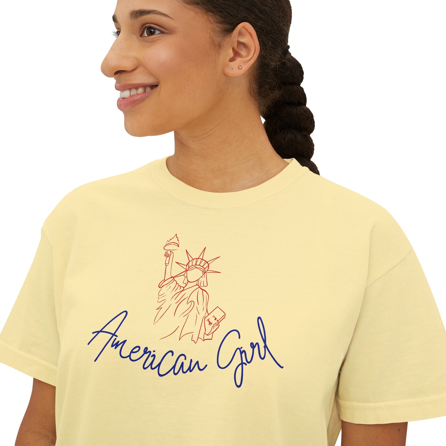 American Girl - Statue of Liberty Boxy T-Shirt