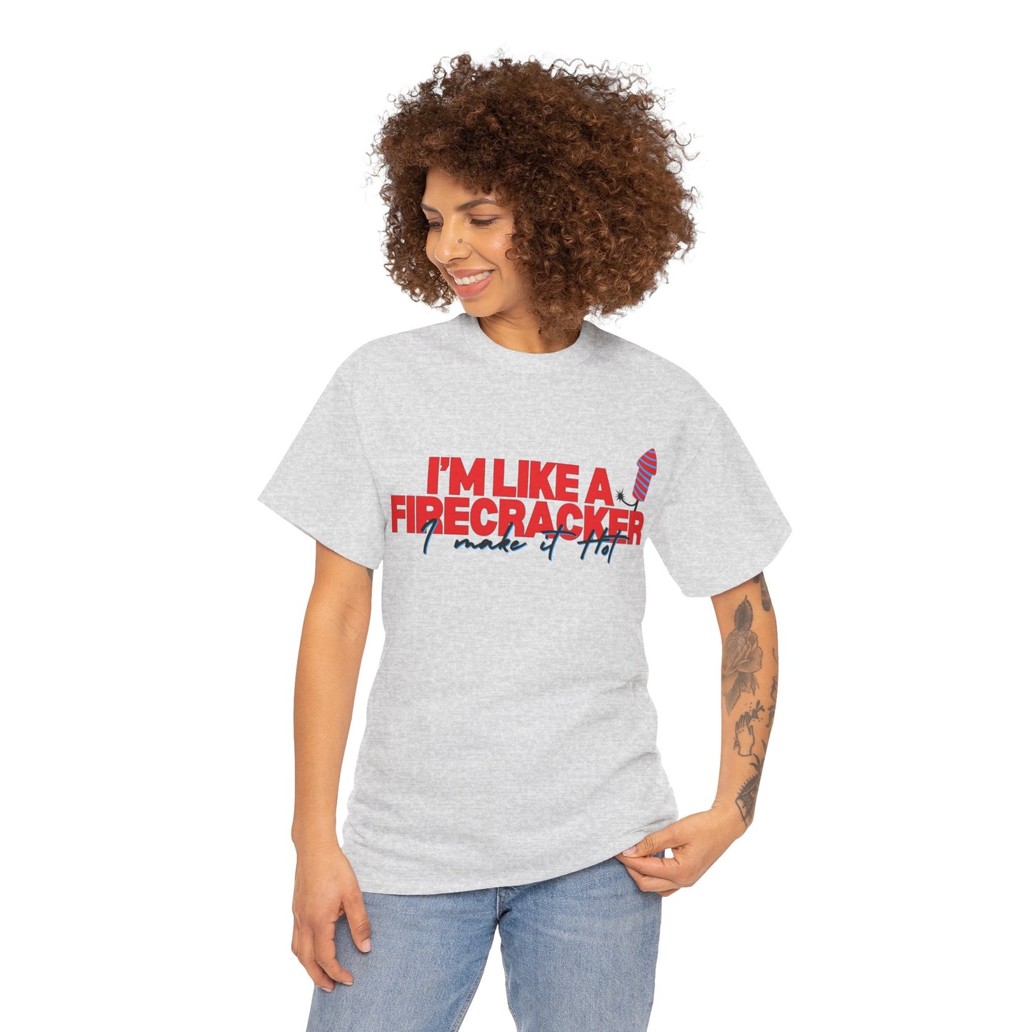 I Make It Hot - Unisex Heavy Cotton Tee