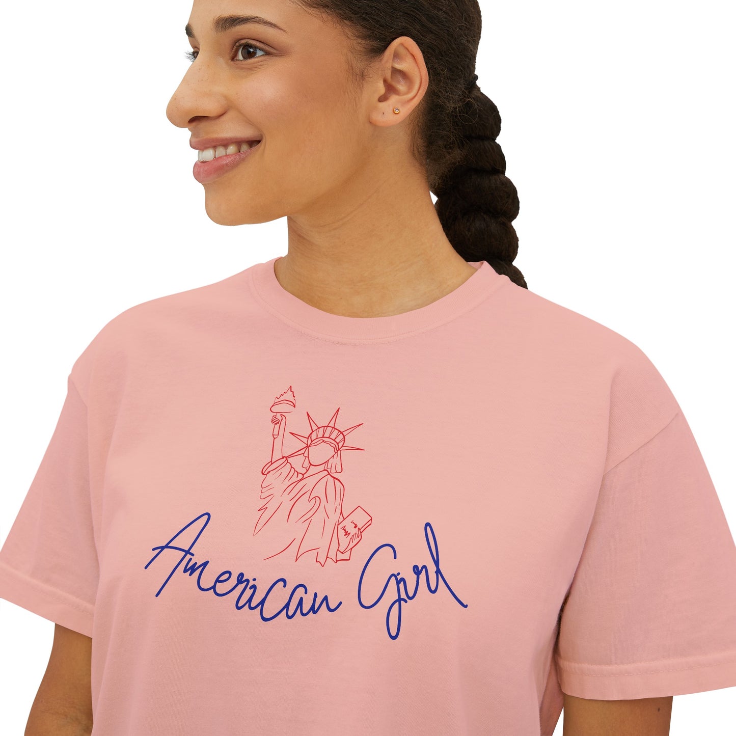 American Girl - Statue of Liberty Boxy T-Shirt