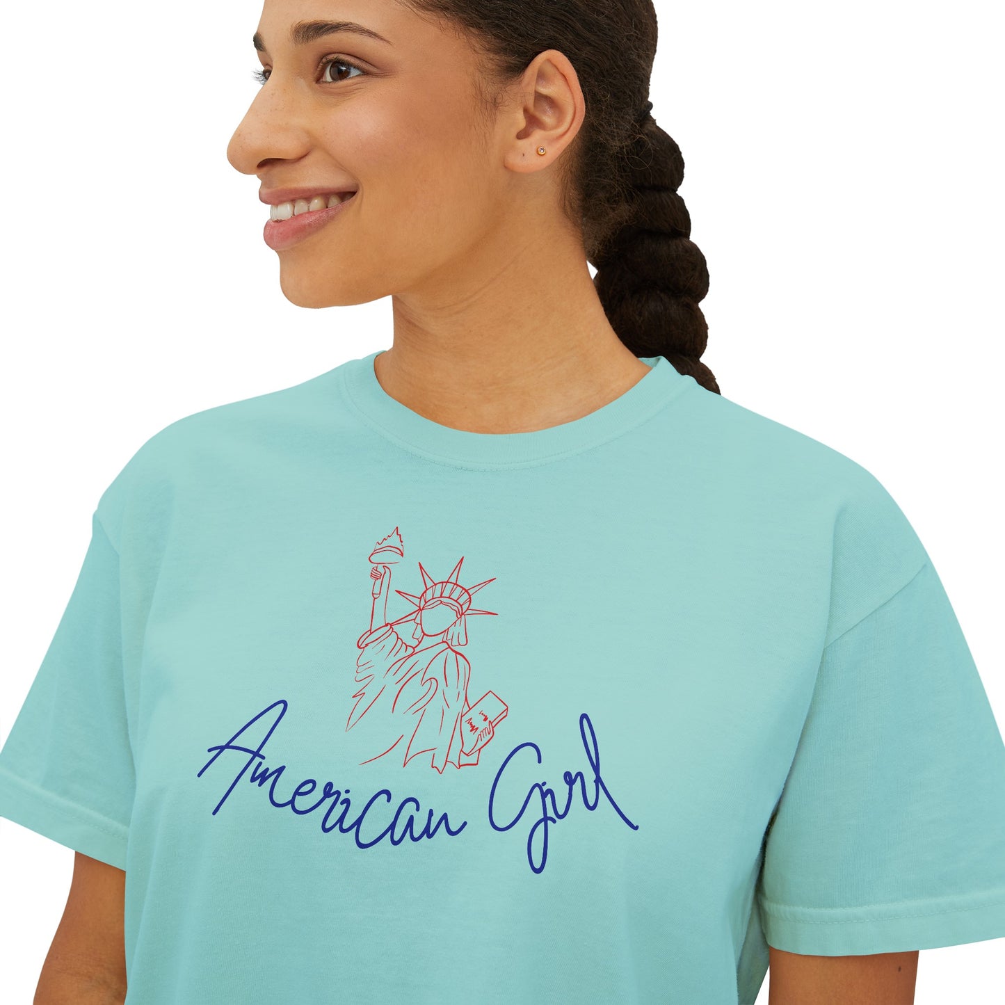 American Girl - Statue of Liberty Boxy T-Shirt
