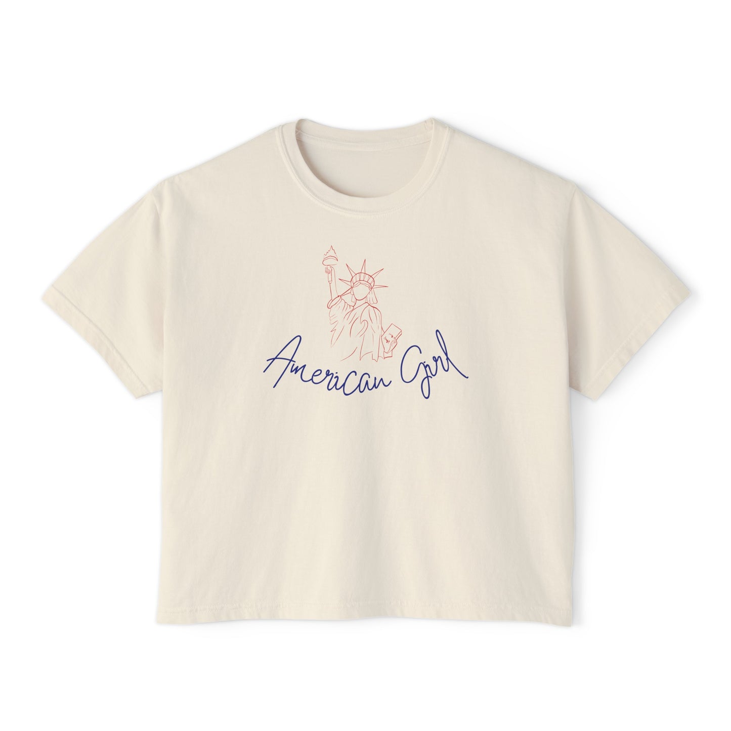 American Girl - Statue of Liberty Boxy T-Shirt