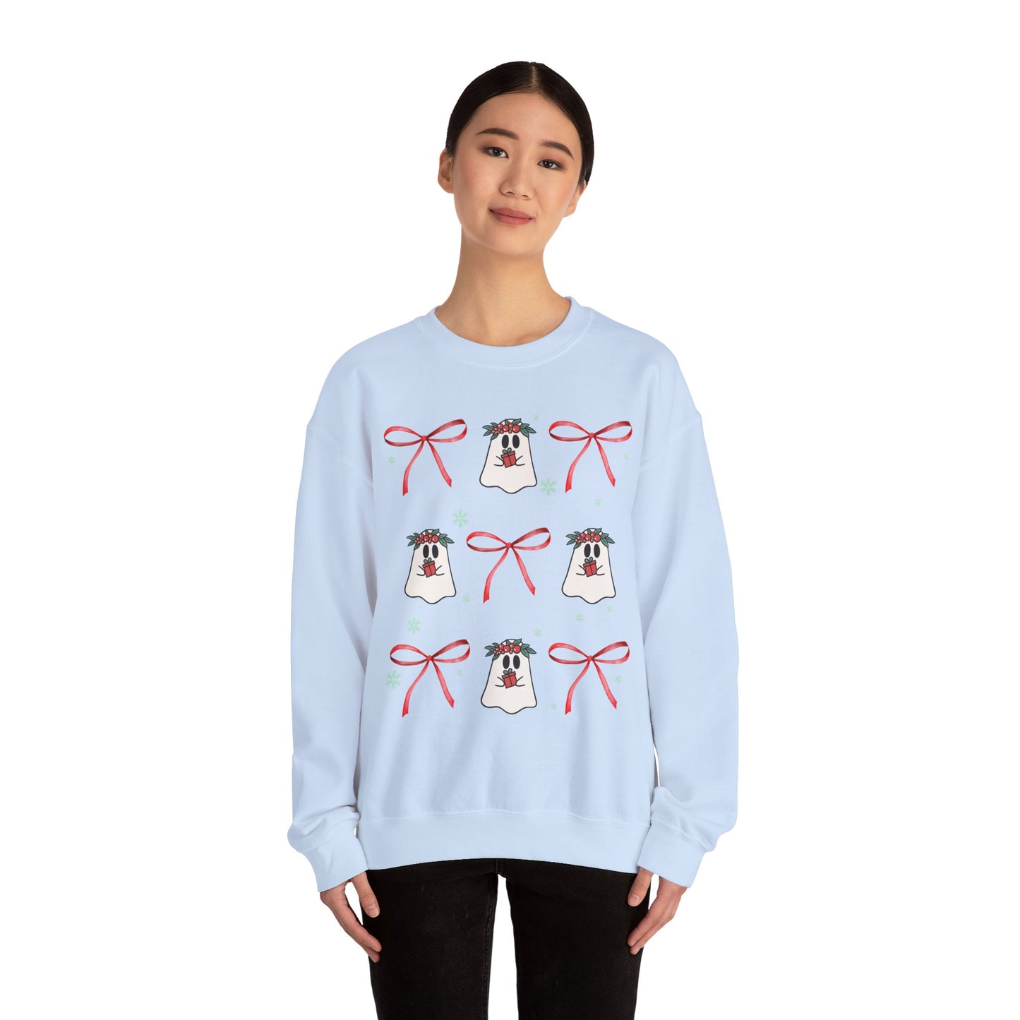 Ghosty Christmas - Unisex Heavy Blend™ Crewneck Sweatshirt