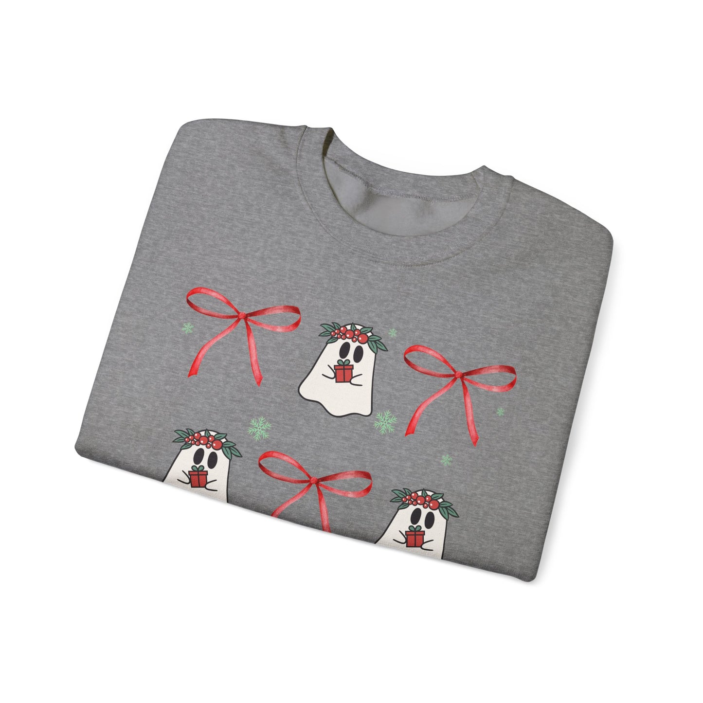 Ghosty Christmas - Unisex Heavy Blend™ Crewneck Sweatshirt