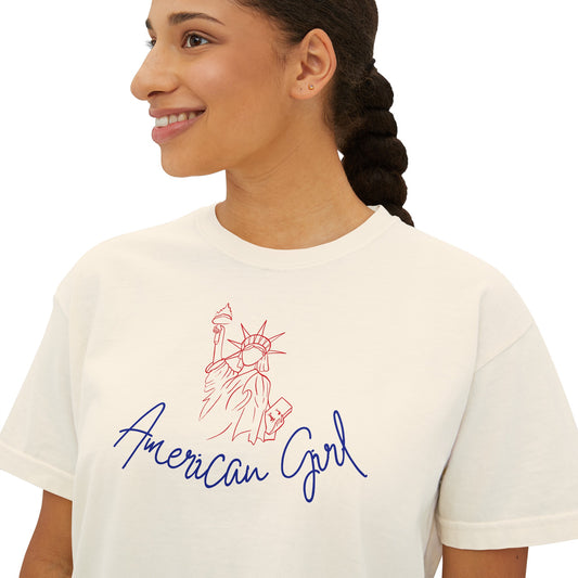 American Girl - Statue of Liberty Boxy T-Shirt