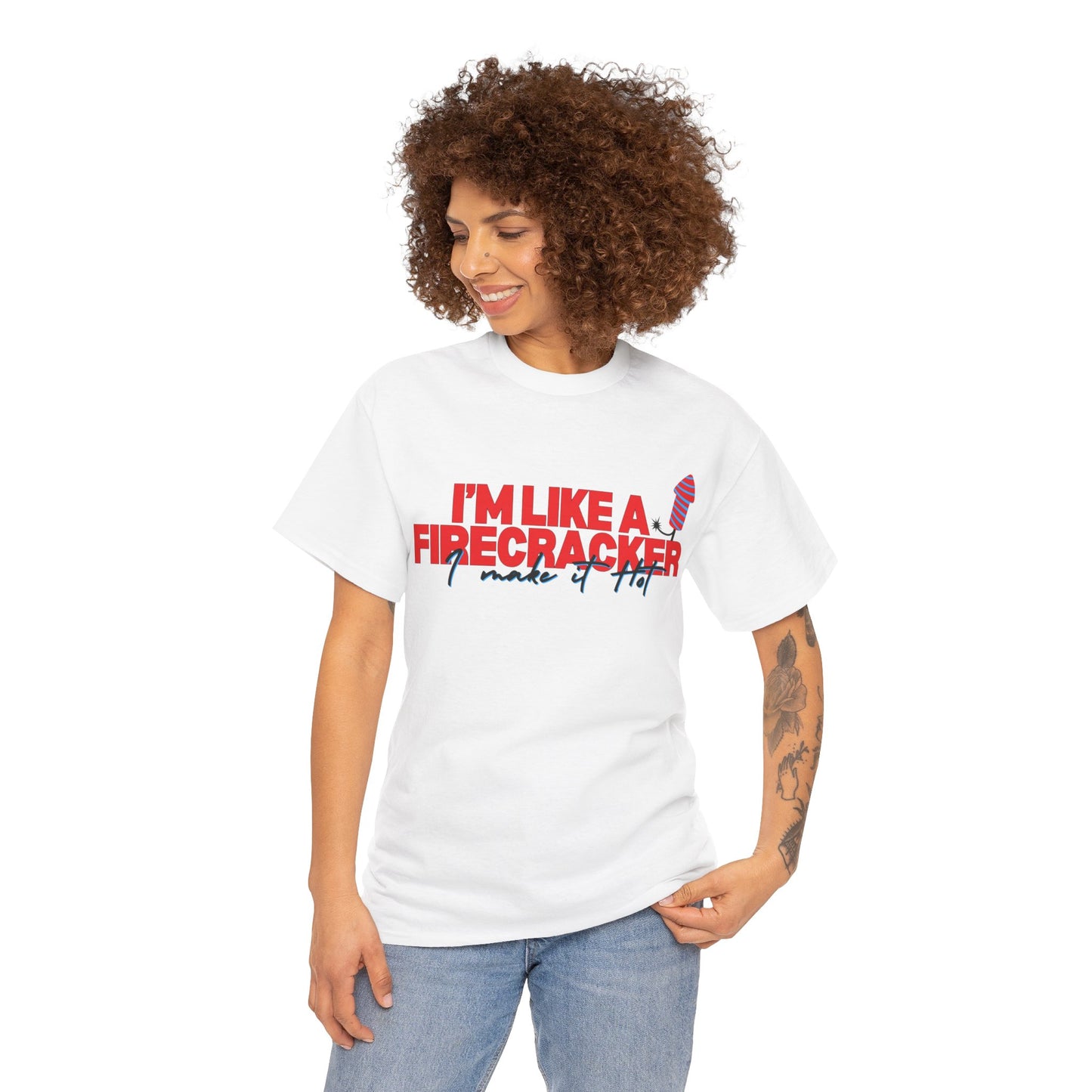 I Make It Hot - Unisex Heavy Cotton Tee