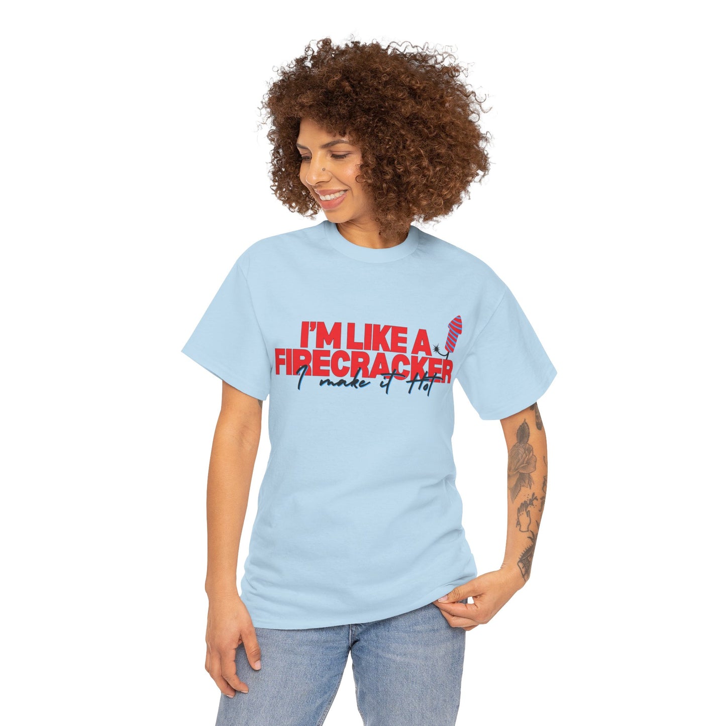 I Make It Hot - Unisex Heavy Cotton Tee