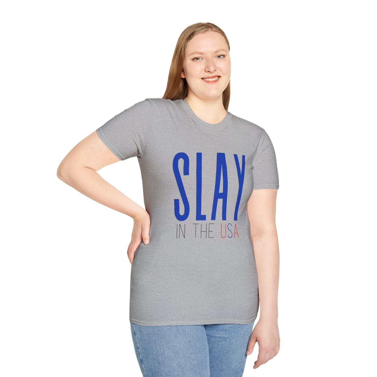 Slay in the USA - Unisex Softstyle T-Shirt